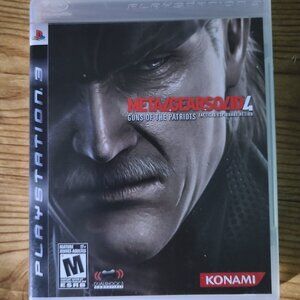 Metal Gear Solid 6 Guns of The Patriots PS3 Game (CIB)